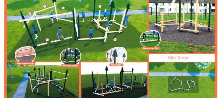 Coming soon to Middle Barton School - a new Trim Trail...